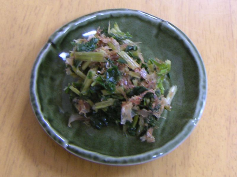 だいこんの葉のおひたし
