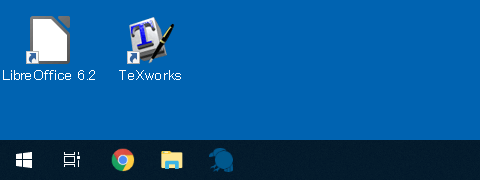 タスクバーへのピン留め(Windows 10)