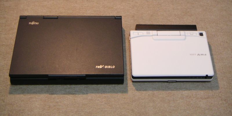 FMV-BIBLO NC313との比較