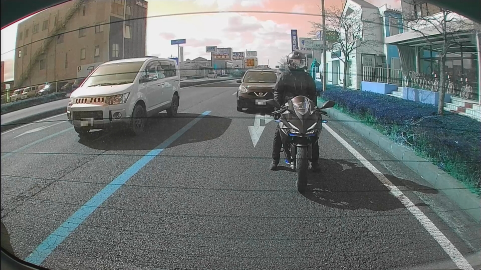 国道50号 笠原町中央 リアカメラ