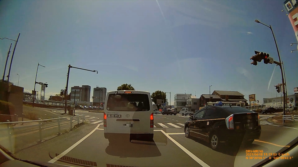 茨城県道50号 水戸神栖線 サントル千波 フロントカメラ