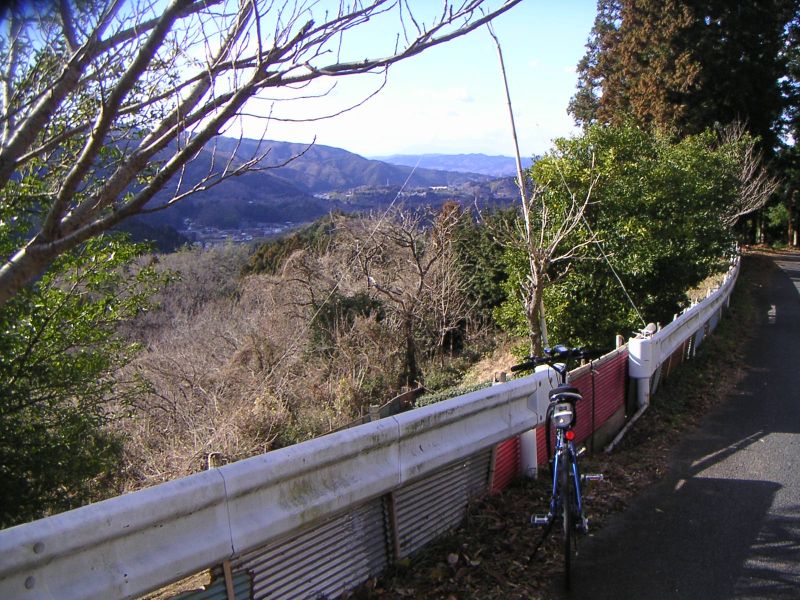 月居峠から見た大子市街