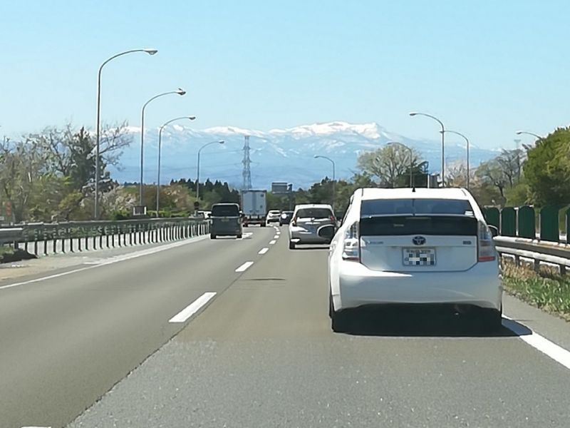 東北自動車道 長者原SA付近