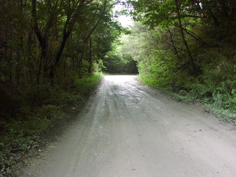 未舗装路終了地点
