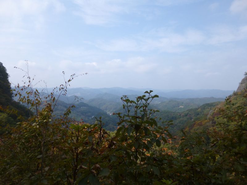 篭岩展望台からの眺め