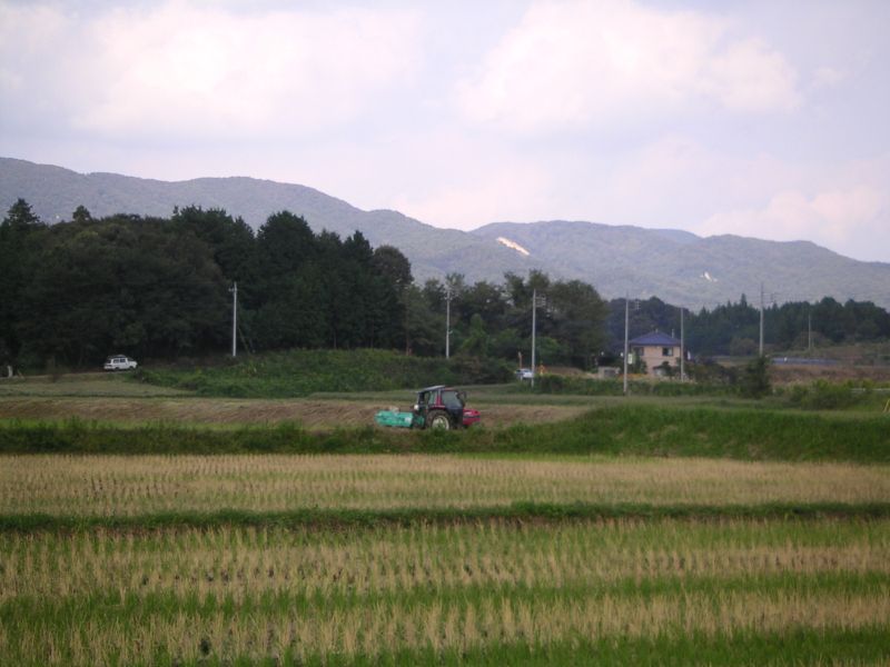 茨城県側から見た奈良駄峠