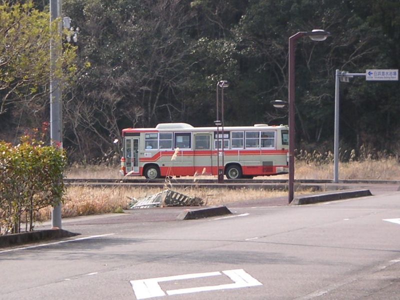 甲浦駅前