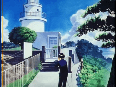 劇中石廊崎灯台