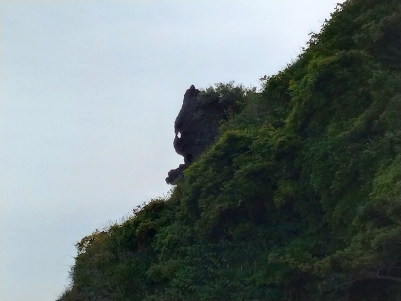 猫岩（Rock Cat cafe前から）