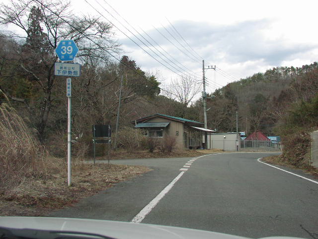 集落に到着(御前山村下伊勢畑)