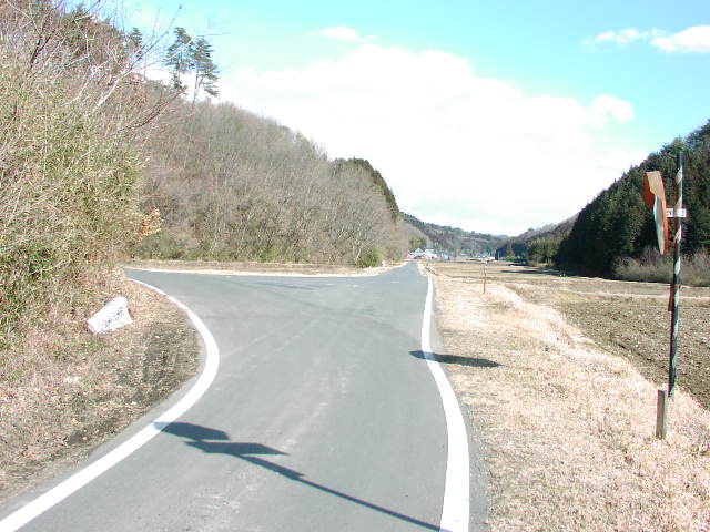 わかりづらい分岐(七会村小勝)